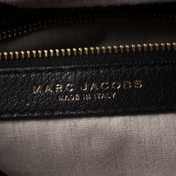 Pre Owned Marc Jacobs Black Quilted Leather Oversized Stam Bag