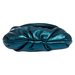 مملوكة مسبقًا Marc Jacobs Metallic Blue Leather Classic Q Karlie Crossbody Bag