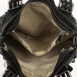 Pre Owned Marc Jacobs Black Leather Stella Tote