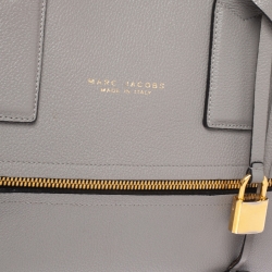 Pre Owned Marc Jacobs Grey Leather Medium Incognito II Satchel 