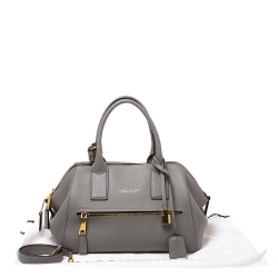 Pre Owned Marc Jacobs Grey Leather Medium Incognito II Satchel 