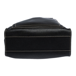 Pre Owned Marc Jacobs Black Leather Grind T Pocket Tote 