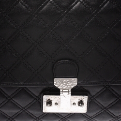 Pre Owned Marc Jacobs Black Quilted Leather Shoulder Bag
