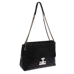 Pre Owned Marc Jacobs Black Quilted Leather Shoulder Bag