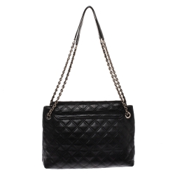 Pre Owned Marc Jacobs Black Quilted Leather Shoulder Bag