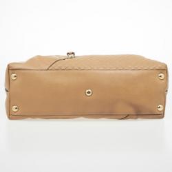 Pre Owned Marc Jacobs Tan Leather Irina Large Tote