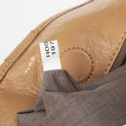 Pre Owned Marc Jacobs Tan Leather Irina Large Tote