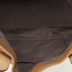 Pre Owned Marc Jacobs Tan Leather Irina Large Tote