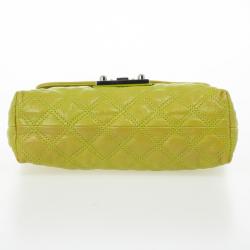 Pre Owned Marc Jacobs Acid Green Baroque Single Large Shoulder Bag