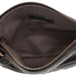 Pre Owned Marc Jacobs Black Leather Two Pocket Clutch 