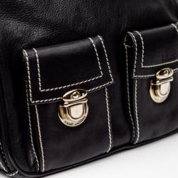 Marc Jacobs Black Leather Multipocket Hobo