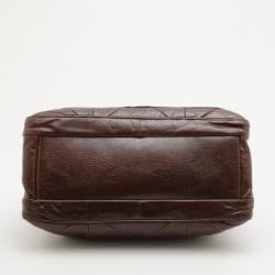 Pre Owned Marc Jacobs Brown Quilted Satchel