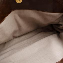 Pre Owned Marc Jacobs Brown Quilted Satchel