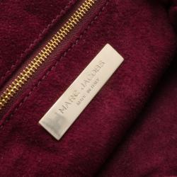 Pre Owned Marc Jacobs Metallic Pale Gold Little Stam