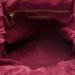 Pre Owned Marc Jacobs Metallic Pale Gold Little Stam