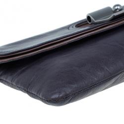 Pre Owned Marc Jacobs Dark Purple Daydream Eugenie Honeydew Clutch