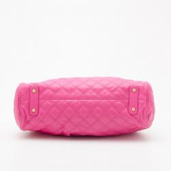 مملوكة مسبقًا Marc Jacobs Quilted Hot Pink Stam Satchel