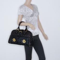 Pre Owned Marc Jacobs Quilted Leather Venetia Satchel Handbag 