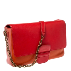 Pre Owned Marc Jacobs Tri Color Leather Brighton Shoulder Bag