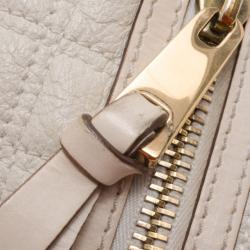 Pre Owned Marc Jacobs Cream Quilted Banana Hobo 