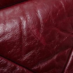 Pre Owned Marc Jacobs Burgundy Patchwork Stam Satchel
