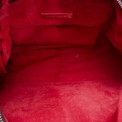 Pre Owned Marc Jacobs Maroon Purple Venetia Tote
