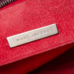 Pre Owned Marc Jacobs Maroon Purple Venetia Tote