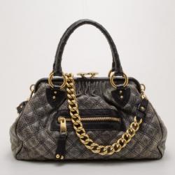 UNWORN Exotic Louis Vuitton Marc Jacobs Monogram Canvas Ostrich Tiger Eye  Bag