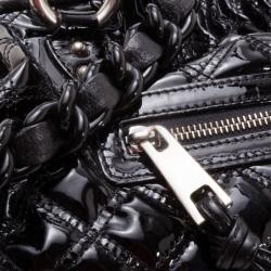 Pre Owned Marc Jacobs Black Patent 'Polished' Stam