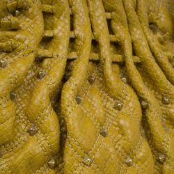 Pre Owned Marc Jacobs Stardust Python Cecillia Studded Leather Satchel