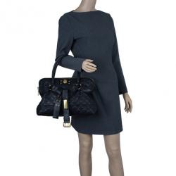 Marc Jacobs Black Quilted Leather Bruna Tote