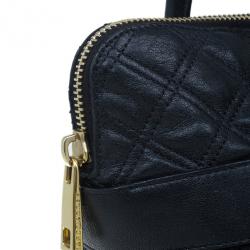 Marc Jacobs Black Quilted Leather Bruna Tote