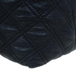 Marc Jacobs Black Quilted Leather Bruna Tote