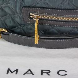 Pre Owned Marc Jacobs Grey Leather Mini Stam Crossbody
