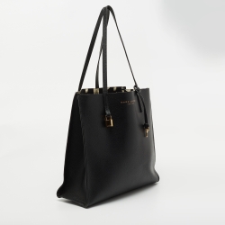 Pre Owned Marc Jacobs Black Leather Grind Tote Bag
