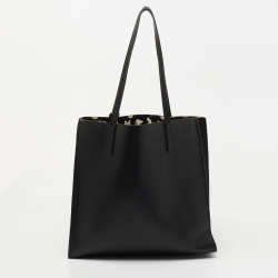 Pre Owned Marc Jacobs Black Leather Grind Tote Bag