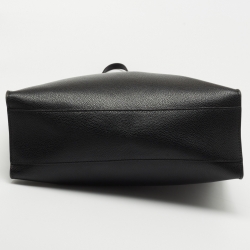 Pre Owned Marc Jacobs Black Leather Grind Tote Bag