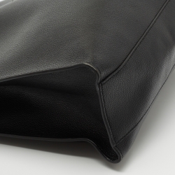 Pre Owned Marc Jacobs Black Leather Grind Tote Bag