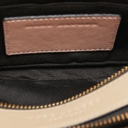 Pre Owned Marc Jacobs Tri Color Leather Snapshot Camera Crossbody Bag