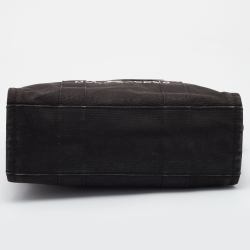 Pre Owned Marc Jacobs Black Canvas "The Tote" Shopper Tote