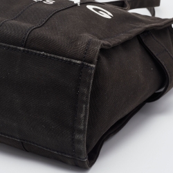 Pre Owned Marc Jacobs Black Canvas "The Tote" Shopper Tote