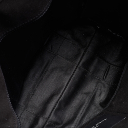 Pre Owned Marc Jacobs Black Canvas "The Tote" Shopper Tote