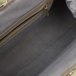 Pre Owned Marc Jacobs Beige Quilted Leather Stam Bag