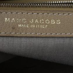 Pre Owned Marc Jacobs Beige Quilted Leather Stam Bag
