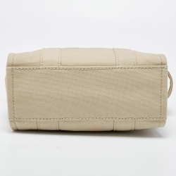 Pre Owned Marc Jacobs Beige Canvas Mini The Tote
