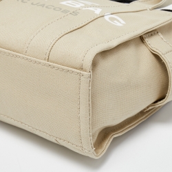 Pre Owned Marc Jacobs Beige Canvas Mini The Tote