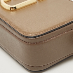 Pre Owned Marc Jacobs Beige Leather Snapshot Camera Crossbody Bag