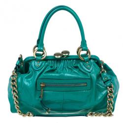 Marc Jacobs Turquoise Patent Stam