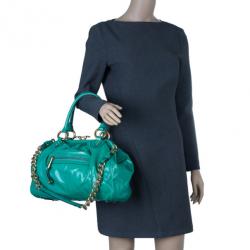 Marc Jacobs Turquoise Patent Stam