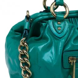 Marc Jacobs Turquoise Patent Stam